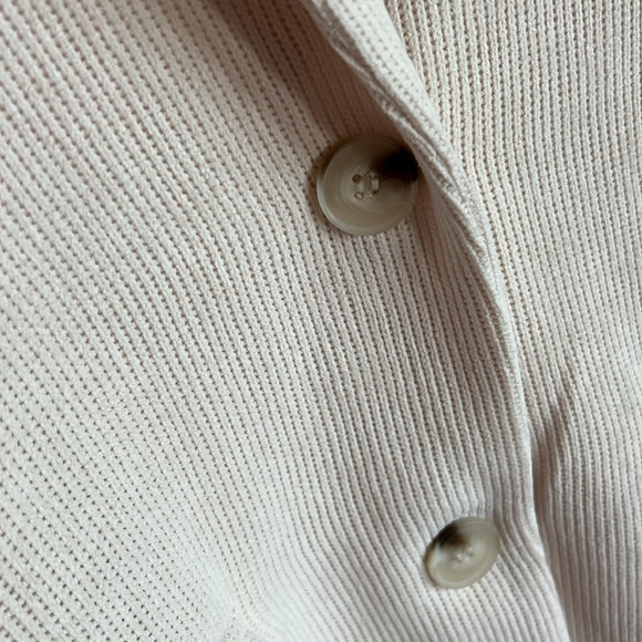 LE LISTEN COLLECTION beautiful knit oversized cream jacket/blazer NWT. NEW - Picture 5 of 9